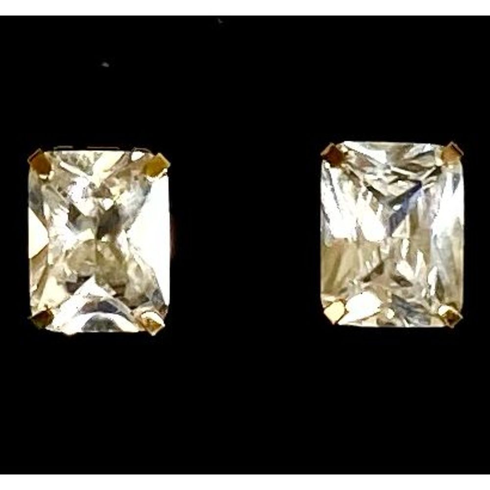 MQ# ESTATE SALE! Stunning 10k & Quartz Stud Earrings